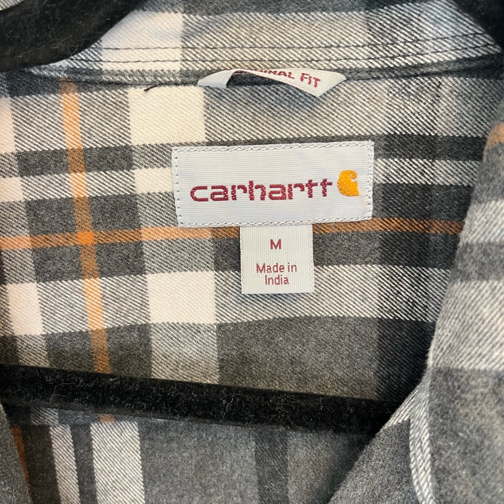 Carhartt Gray Plaid Shirt